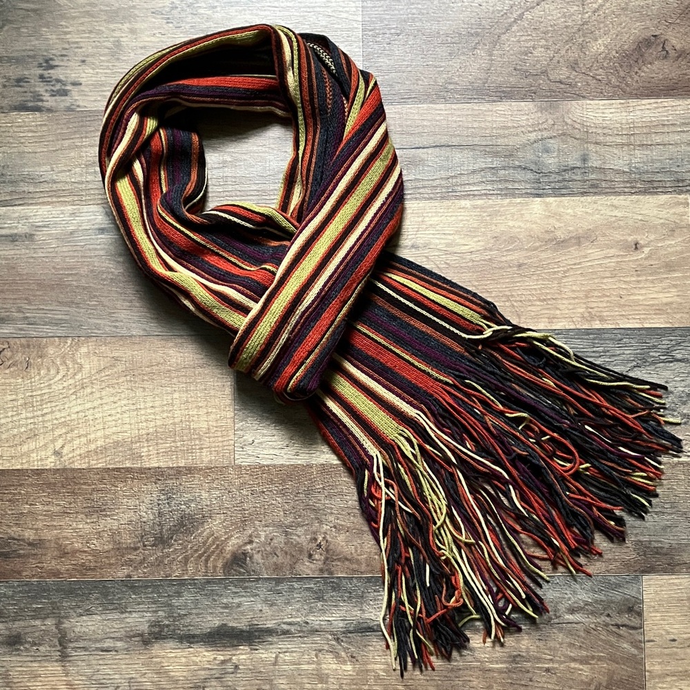 Nardi & Tagliaferri Multicolor Striped Knit Scarf